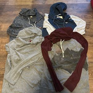 4- Men’s Long Sleeve Hooded Tees